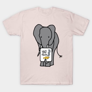 Elephant Says Wash Your Hands T-Shirt